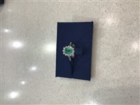 Anello Recarlo Donna in Oro bianco Smeraldo 0.80 Ct R779CC071/SM020-14 - R779CC071/SM020-14